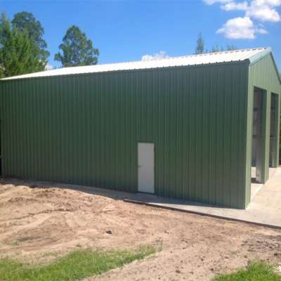 Australia Standard Cold Rolled Steel Structure 3 Car Prefab Garage